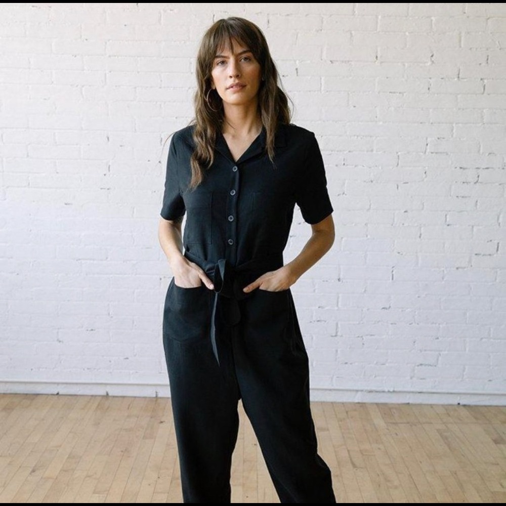 Tradlands Finn Jumpsuit - Black Medium